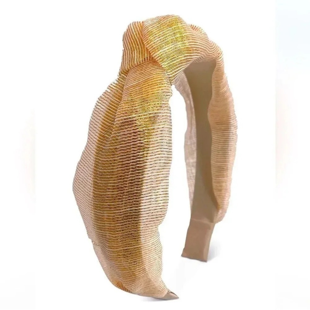 Metallic Knotted International Concepts Headband NWT